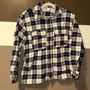 ‼️SALE‼️ kids H&M Plaid Button Down Shirt shacket